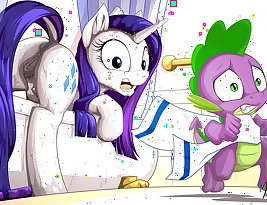 A compilation of hentai videos of Rarity, a sex-filled My Little Pony porn.