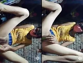 Small booby Indian amateur masturbating.