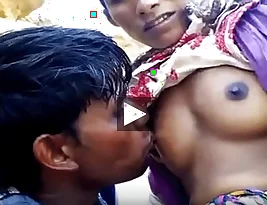 First ever outdoor sex video of a village couple