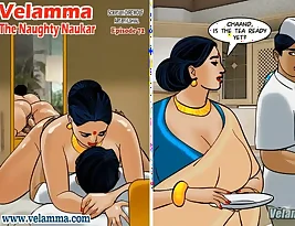 A hot Indian woman seduces her loyal servant.