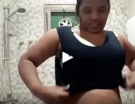 Marital video in which a Tamil wife changes her clothes in the bathroom