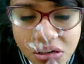 Beautiful woman gets bus driver’s facial spray on her face
