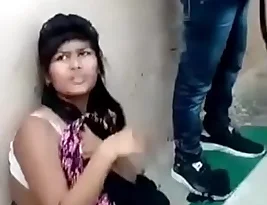 An Indian woman with large breasts with a hairy vagina is sexually aroused by a finger.