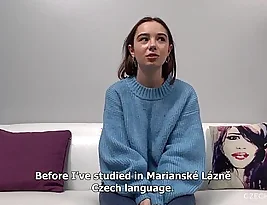 First time sex experience of a 19 years old Czech hottie