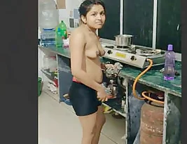 A Indian college girl making a video for her boyfriend.