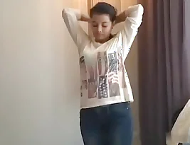Beautiful Indian woman showing off her body on Desivdo