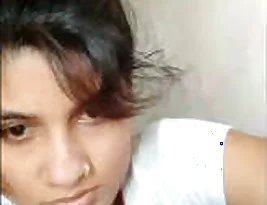 Sexualized Indian village girl masturbating