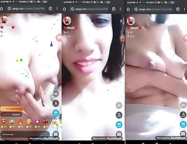 Beautiful Indian college student, private dance performance.