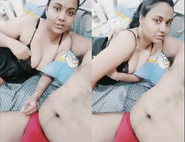 Indian housewife Kruthika showing her body and enjoying sex acts