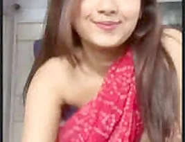 Pretty and sexy Indian girl showing her asshole while fingering herself.
