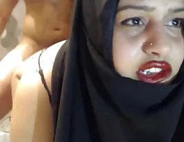 An Indian MILF enjoys a doggy style sex session with a big ass lover.