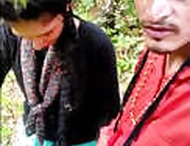 Beautiful girl gives a sensual hand job outdoors
