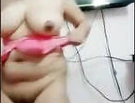 A horny housewife, Randi Bhabhi, strips and dances naked.