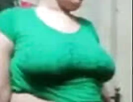 A Bengali woman with large bosom shares a provocative video.