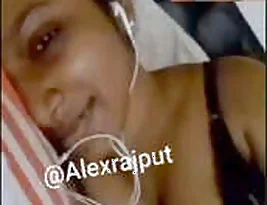A young Malay woman appears on video call.