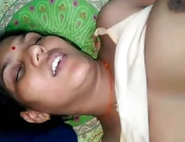 Beautiful new bride gets intense love making