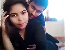 Beautiful Indian woman loves to kiss her bf passionly.