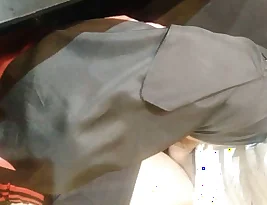 Hijab wearing woman giving blow job to large Cock