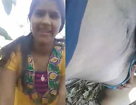 A hot and steamy threesome in the woods with a desi couple and audio