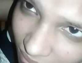 Hot girlfriend from India giving a blow job