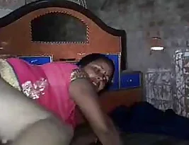 Villager wife in pink saree gets it hard in the anal by her husband