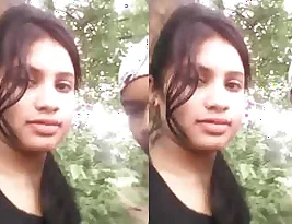 Hot desi teen goes wild in outdoor XXX tryst