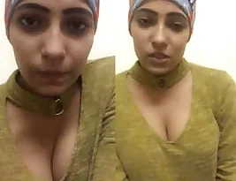 Beautiful girl with perfect hourglass shape and Indian look.