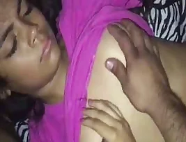 Small boobed cousin seduces with breast revelations and cock worship
