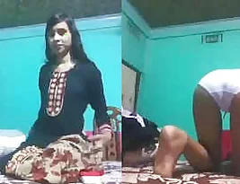 A Bengali girl masturbating and swallowing her own cum