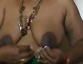 Mature woman wearing saree