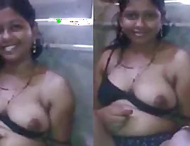 Indian girlfriend showing her body to her boyfriend