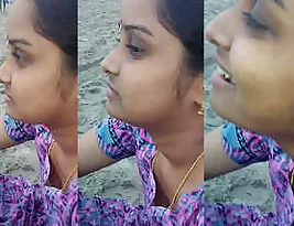 Aunt’s bra in visible mode at the beach