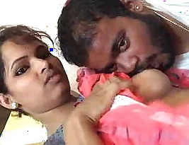 Pretty Indian girlfriend gives great blow job