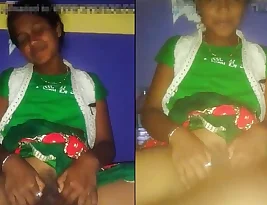 A beautiful college student gets a rough anal sex from her boyfriend
