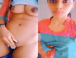 Beautiful woman exposes her breasts and vagina in the following post.