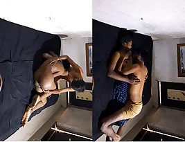 Sweet looking Indian boy gets a blow job from his beautiful girlfriend