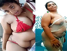 Exclusive video: Hot Indian bhabhi bathing and dancing.