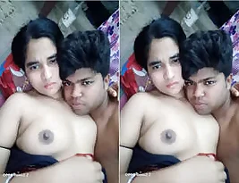 Young Indian woman makes love to her lover in part 1 of an exclusive amateur porn video.