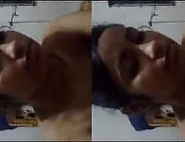 This is the second part of a hot video of an Indian girl who is showcasing her breasts on Facebook.