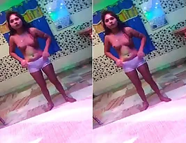 Special sex appeal in a small per adventure of a sexy Indian girl in a striptease