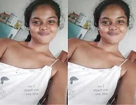 Hot Indian girl tries her finger for the first time
