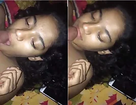 Beautiful Indian girl gives blow job and lover cum on her body Part 2