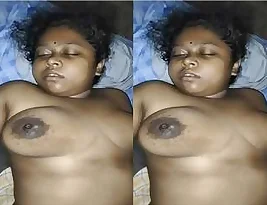 Amateur video of Indian wife sleeping naked caught by husband.