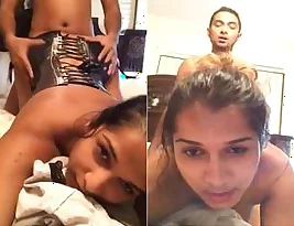Special sex adventure with a pretty girl and her lover with a dildo.