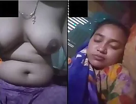 Exclusive video of a Horny Girl showing her Boobs and Pussy