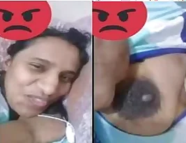 Pretty Lankan Girl Shows Her Boobs On Video Call Part 2