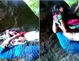 Pretty Sri Lankan beauty enjoys nature and gives blow jobs