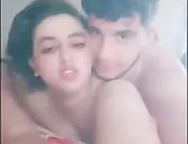 Pretty Arabic woman having fun with a Full MMS