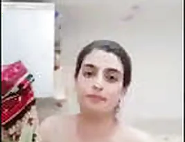 Young beauty from India, bhabhi, exposing her big melons, mutual masturbation and fucking