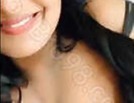 A voice narrates the appearance of an Indian beauty on live television.